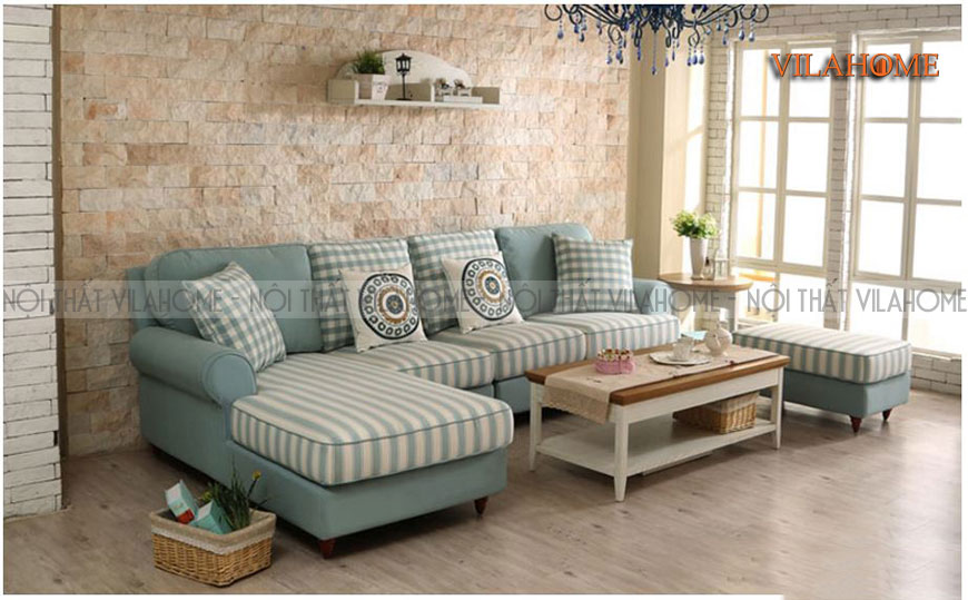 sofa góc nỉ 1009-2