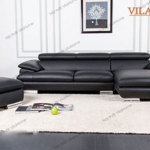 Sofa Phòng Khách màu đen hiện đại 2.6m x 1.6m