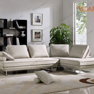 Sofa Vải Cao Cấp Màu Trắng