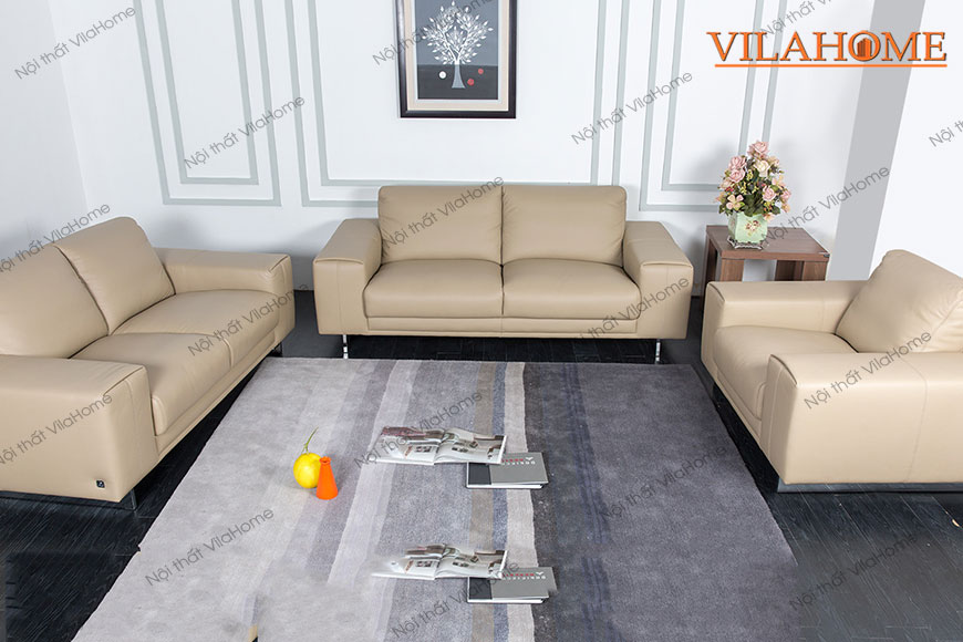 sofa văng da hiện đại VilaHome- 1225 (1)