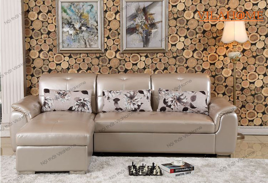 sofa giường nằm chất liệu da