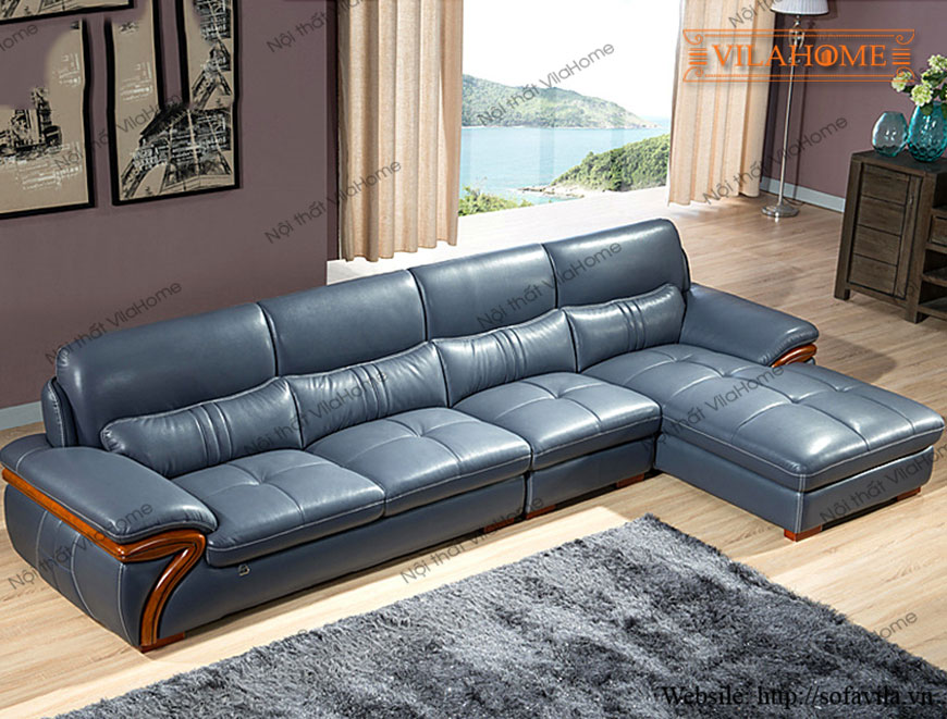 Sofa Hà Nội màu xanh thiết kế đẹp hiện đại