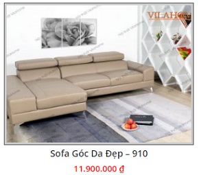 Sofa Góc Da Đẹp – 910