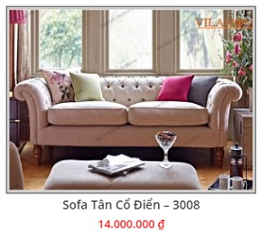 Bộ Sofa Tân Cổ Điển – 3008