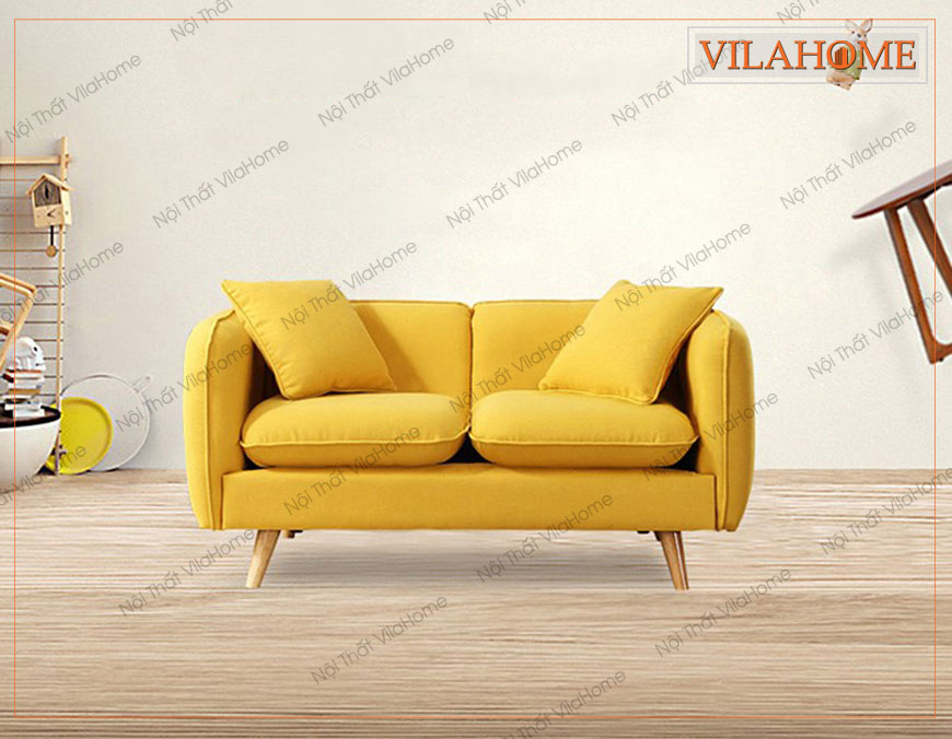 ghế Sofa nỉ màu vàng