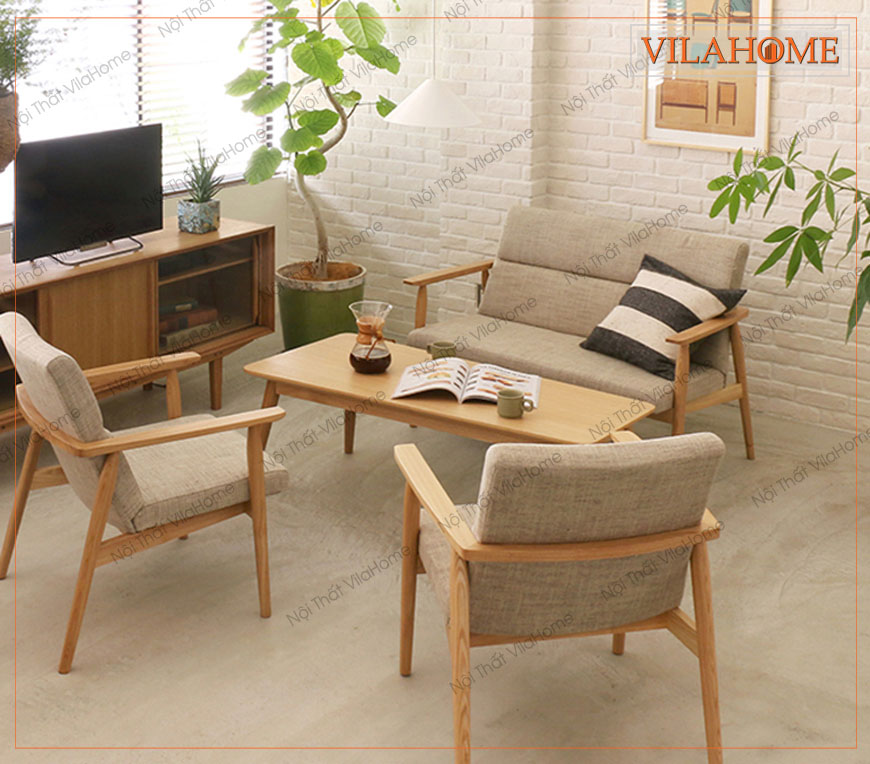 Bàn ghế sofa gỗ hiện đại: Đồ nội thất gỗ hiện đại đã trở thành món đồ phải có của mọi nhà trong năm