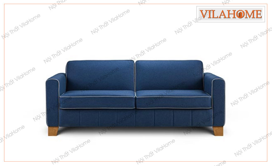 Sofa văng giường 9908-3, bọc vải màu xanh - Mẫu sofa giường đa năng đẹp, mẫu mới 2018 TẶNG Bàn Trà ở Cầu Giấy