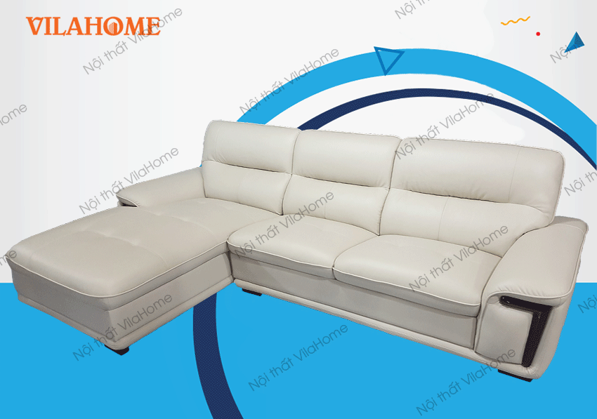 Bộ sofa NK06 Góc Phải - Mẹo chọn bộ ghế sofa da đẹp cho phòng khách