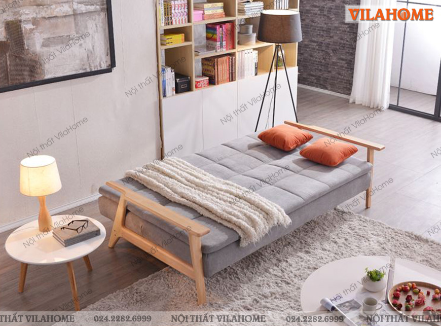 sofa giường gỗ đa năng