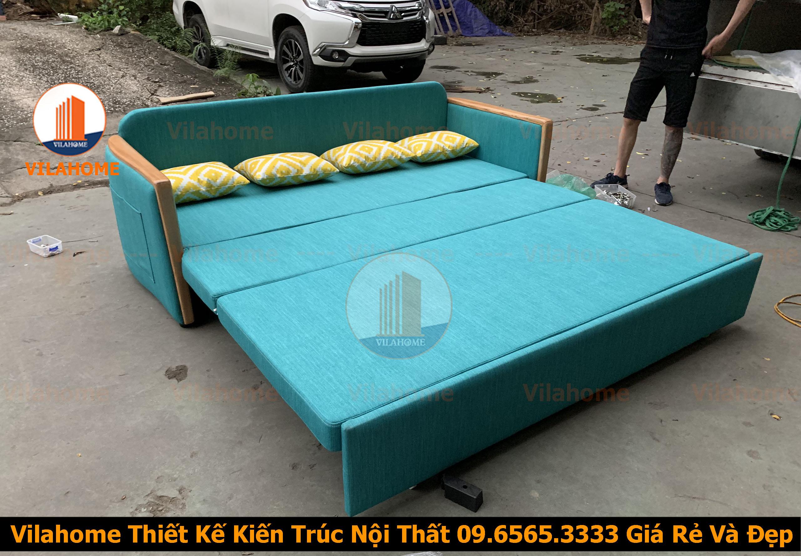 Bàn giao sản phẩm sofa giường và lắp đặt tận nhà cho khách hàng
