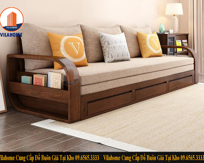Ghế sofa giường thông minh giá rẻ đóng theo yêu cầu tại Vilahome
