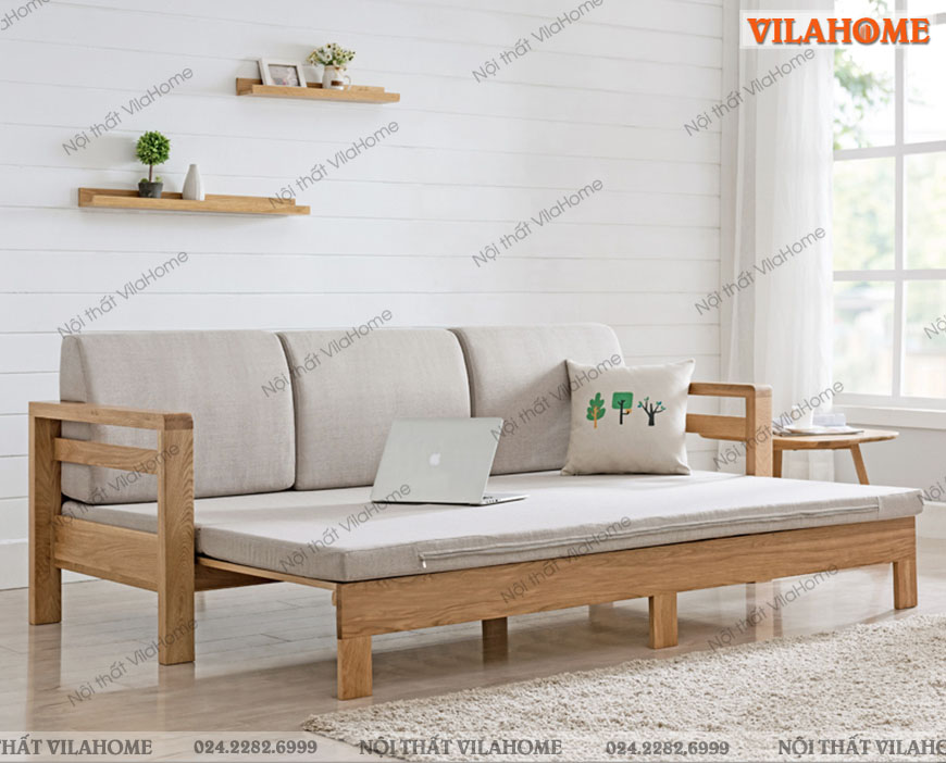 sofa giường gỗ s906