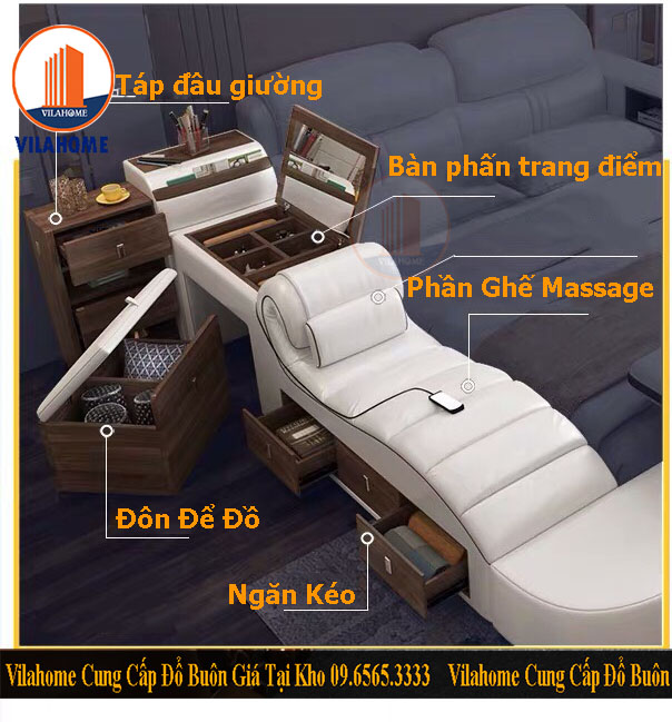 Địa chỉ bán giường ngủ massage uy tín tại Hà Nội