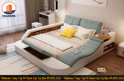 Giường ngủ gỗ đa năng tại Hà Nội Vilahome cung cấp 