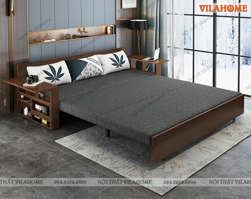 sofa giường gỗ GS03