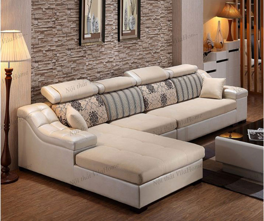 sofa góc cho chung cư có phòng khách rộng