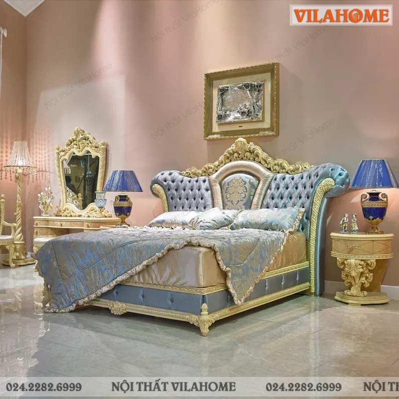 VilaHome chuyên phân phối giường tân cổ điển rẻ đẹp nhập khẩu cao cấp tại Hà Nội