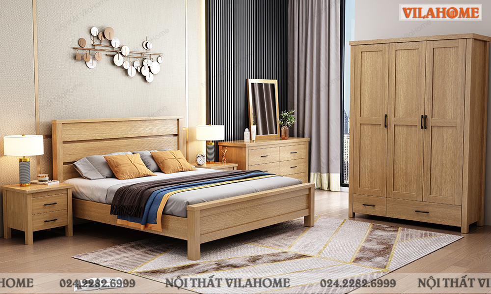 Giường gỗ M6 cao cấp là lựa chọn hoàn hảo cho phòng ngủ của bạn. Với chất liệu gỗ chắc chắn và kiểu dáng tinh tế, giường gỗ M6 tựa như một tác phẩm nghệ thuật trong không gian sống của bạn. Bạn sẽ tận hưởng những đêm ngủ ngon và tràn đầy năng lượng trên chiếc giường cao cấp này.