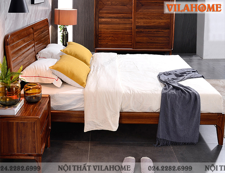 giường ngủ gỗ đẹp gỗ tự nhiên