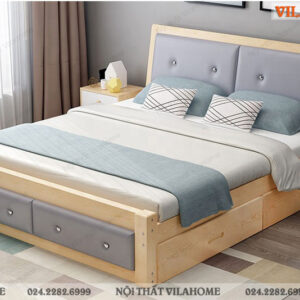 giường ngủ gỗ hiện đại