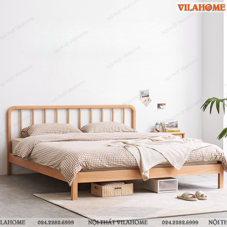 Tận hưởng giấc ngủ ngon lành trên chiếc giường đơn giản màu trắng tinh khiết. Với thiết kế hài hòa, giường ngủ này sẽ trở thành điểm nhấn tuyệt vời cho phòng ngủ của bạn. Hãy cùng chiêm ngưỡng hình ảnh để khám phá thêm về sự đơn giản và tinh tế của chiếc giường này nhé!