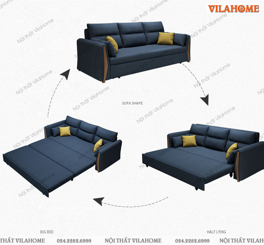 Đừng bỏ qua mẫu Sofa gấp tiện lợi cho diện tích nhỏ này!!!