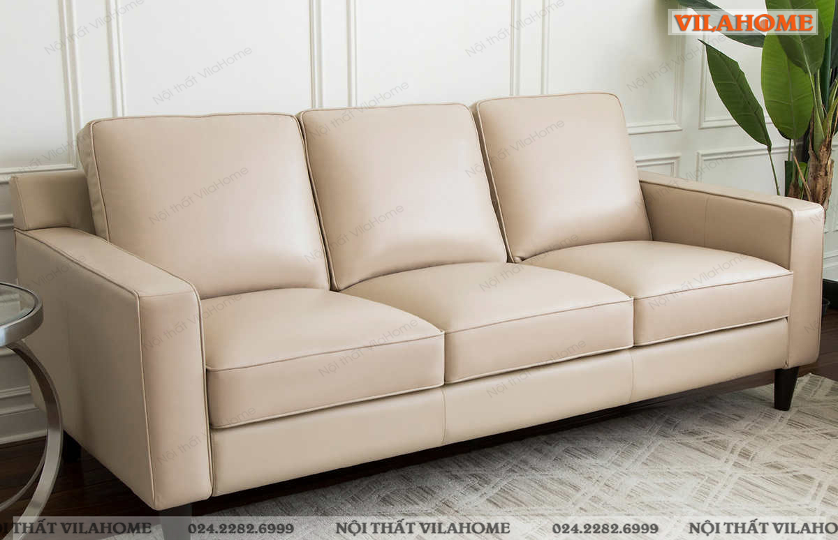 sofa cao cấp màu kem đẹp