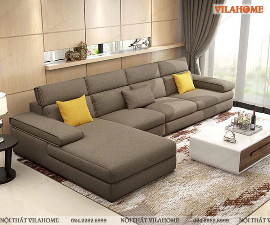  Sofa Nỉ dáng lớn hiện đại 3m45 x 1m85