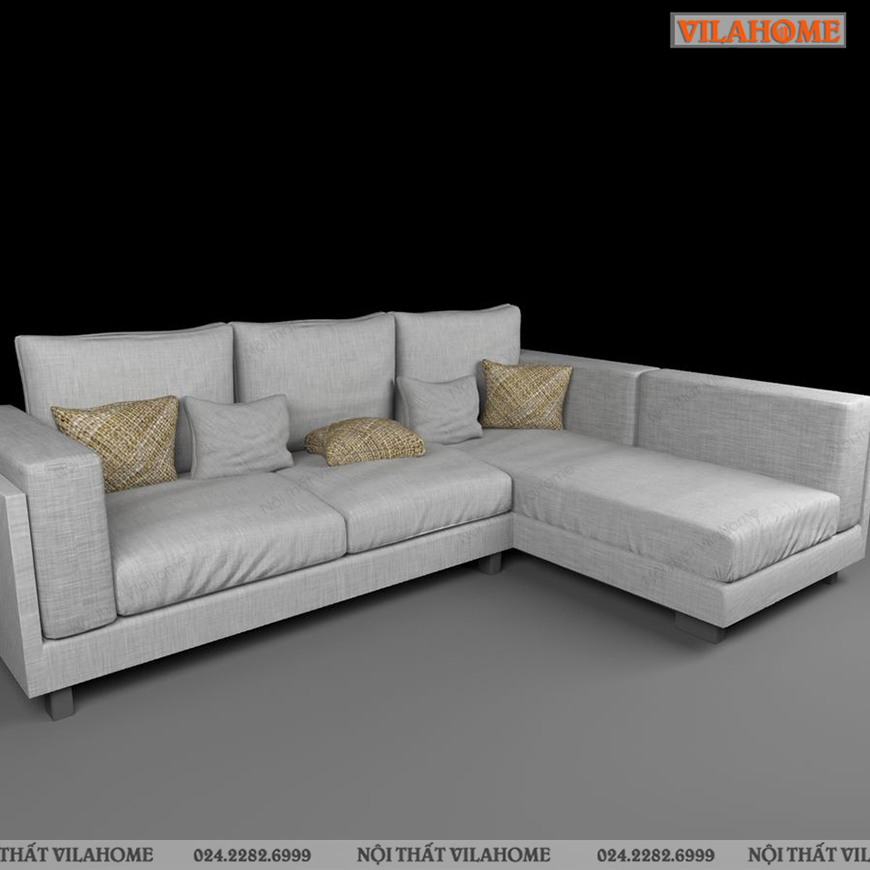Sofa nỉ đẹp hiện đại giá rẻ KD038 • KDTVN