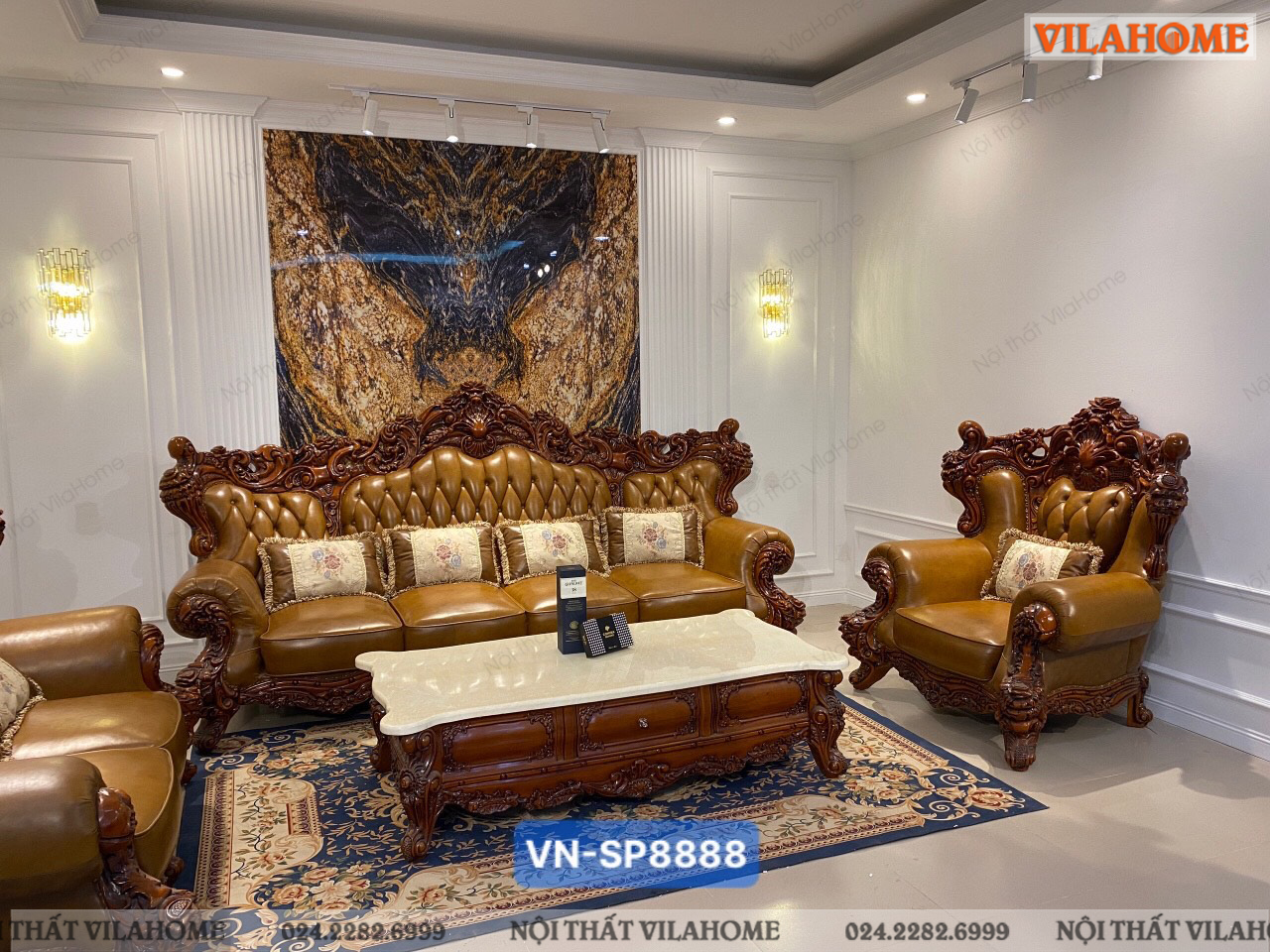 Mẫu sofa tân cổ điển cao cấp VN-SP8888