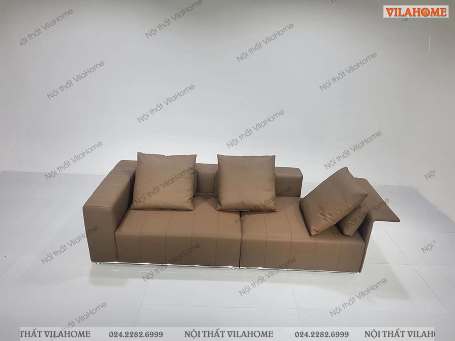 Ghế sofa vải dáng văng hiện đại