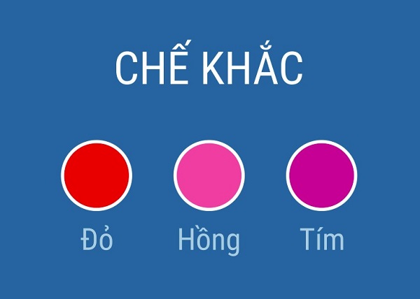 Màu mệnh Kim hạn chế sử dụng