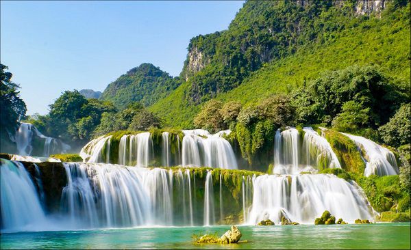 50 ảnh thác nước đẹp thác nước chất lượng cao Tranh đồng hồ AmiA