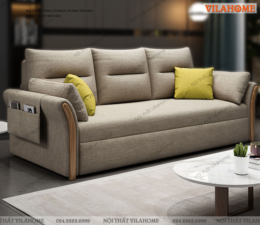 Ghế sofa kiêm giường ngủ tiết kiệm không gian, đa năng và tiện lợi