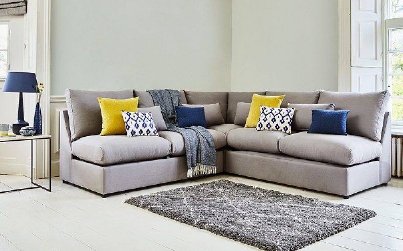 Sofa vải bố góc