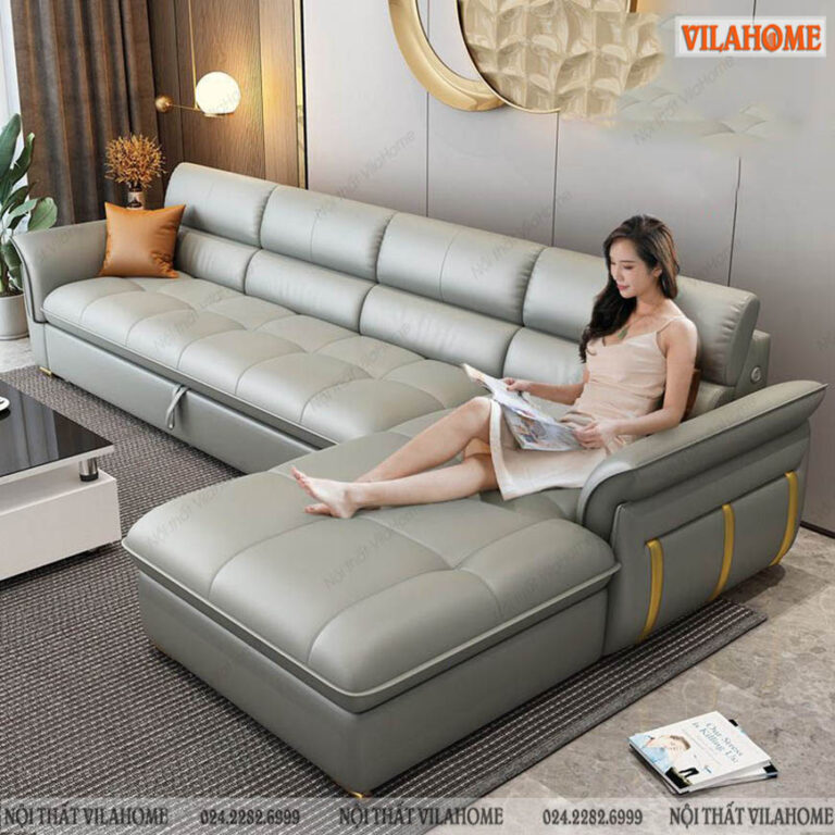 [TOP 20+] Mẫu SOFA GIƯỜNG MÀU GHI hot trend hiện nay