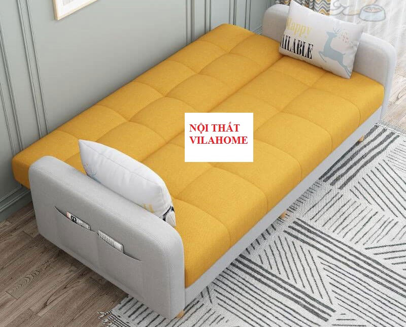 Ghế sofa bed màu vàng