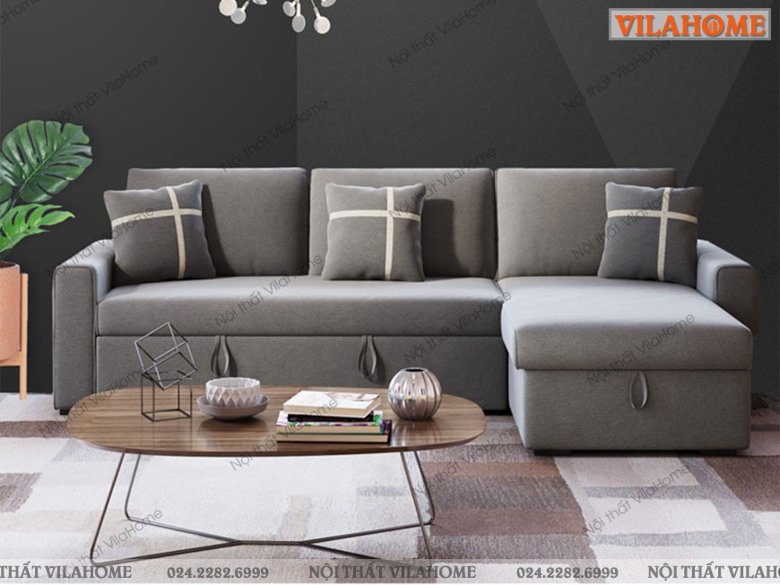 [TOP 20+] Mẫu SOFA GIƯỜNG MÀU GHI hot trend hiện nay