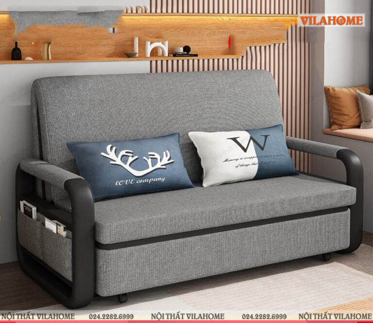 Giường sofa màu ghi