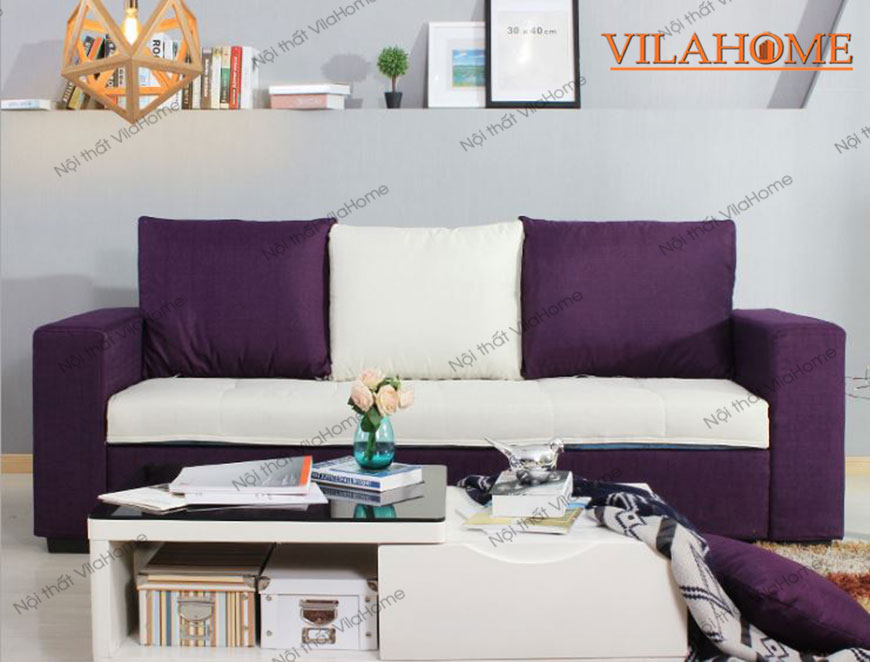 Giường sofa màu tím