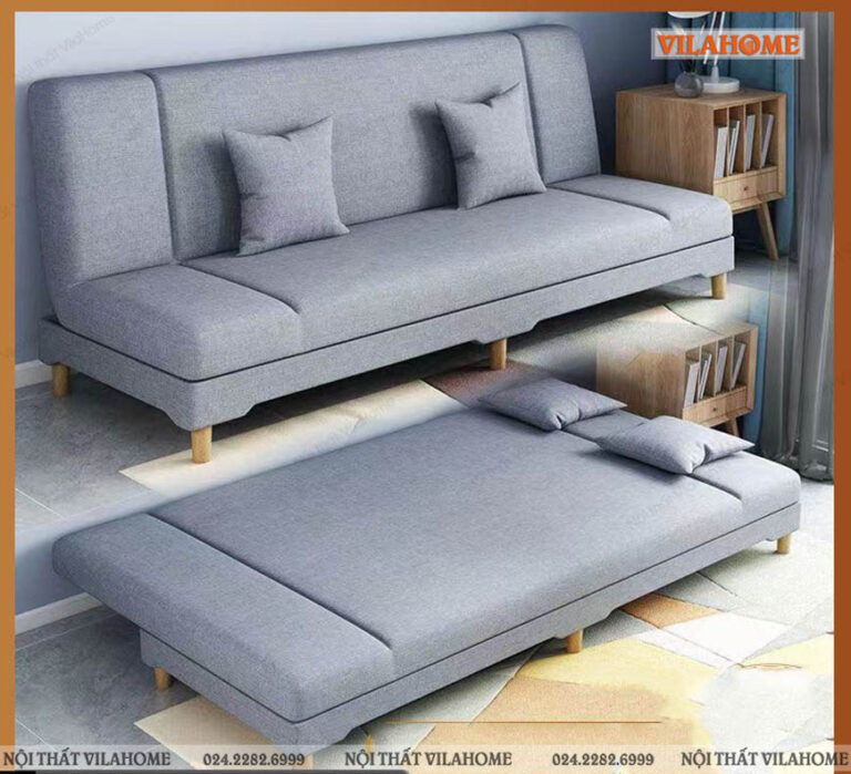 Sofa giường màu ghi