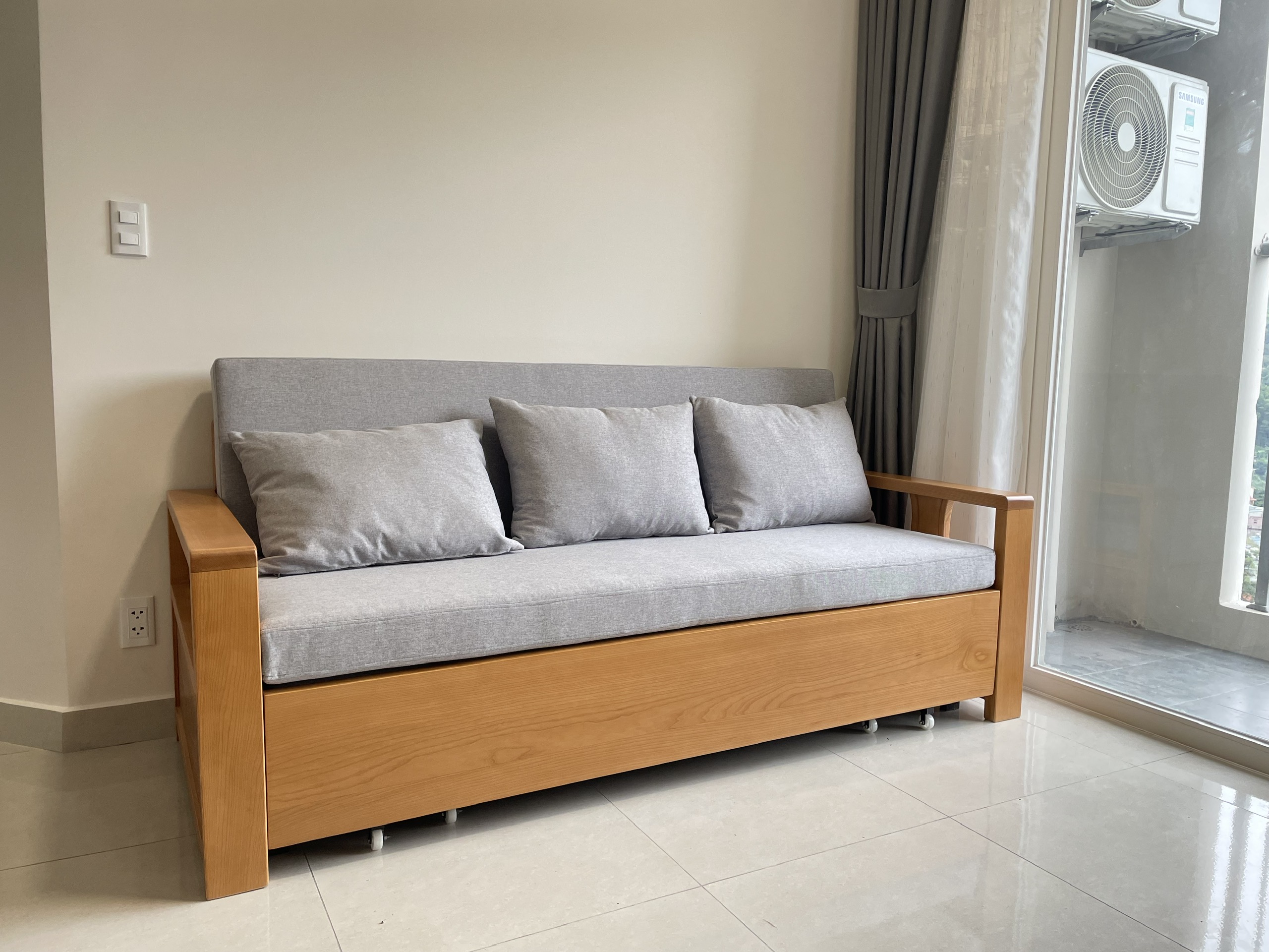 sofa giường gỗ Nam Từ Liêm