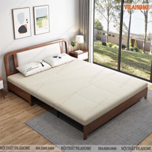Sofa giường cao cấp màu be - NS168