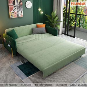 Sofa bed màu xanh độc đáo- NS169