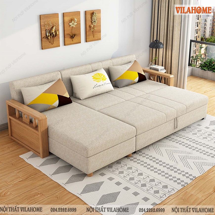 kho sofa giường vải Hà Nội