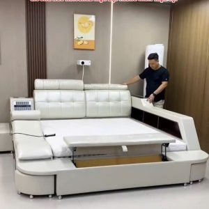 GMX009A - GIƯỜNG MASSAGE THÔNG MINH THIẾT KẾ ĐẲNG CẤP giường ngủ massage phù hợp với không gian nào