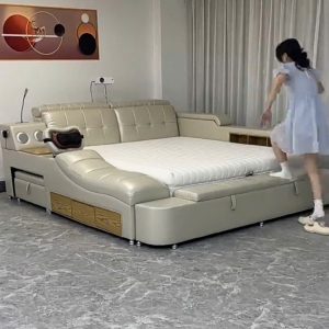 GMX014A - GIƯỜNG MASSAGE ĐA NĂNG CAO CẤP tổng kho giường ngủ massage thông minh